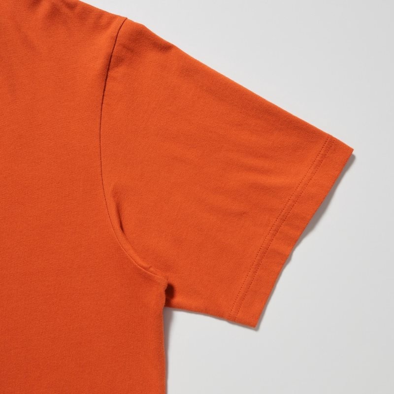 Camiseta Uniqlo Peace For All Keith Haring Short-sleeve Graphic Hombre Naranjas | 9824144