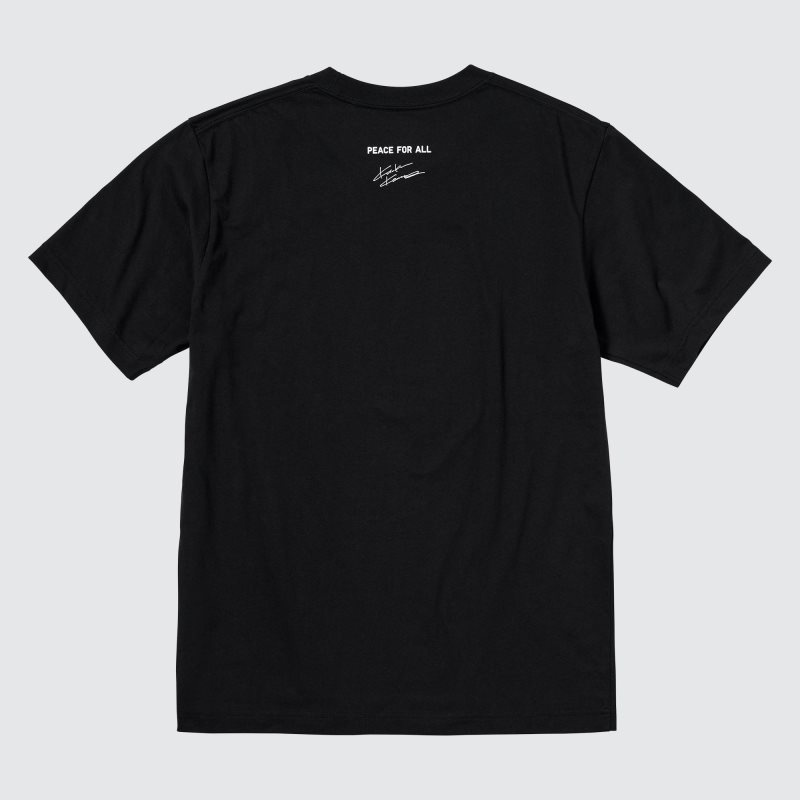 Camiseta Uniqlo Peace For All Kosuke Kawamura Short-sleeve Graphic Hombre Negras | 2285126