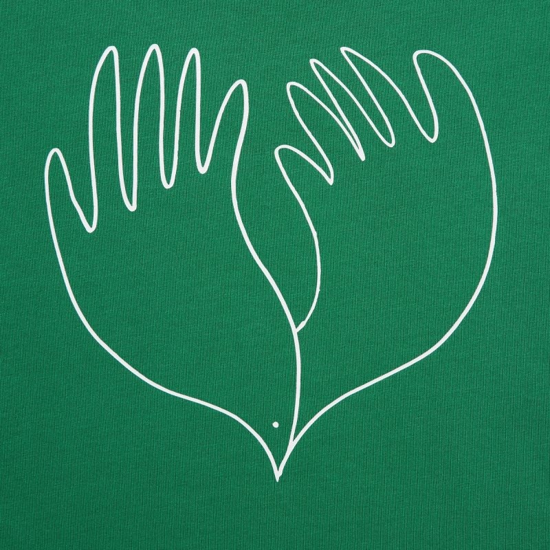 Camiseta Uniqlo Peace For All Short-sleeve Graphic Christophe Lemaire Hombre Verde | 5546001