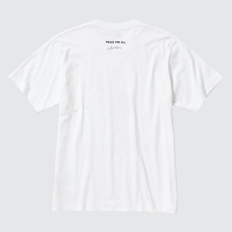 Camiseta Uniqlo Peace For All Ut Jw Anderson Short-sleeve Graphic Hombre Blancas | 4462973
