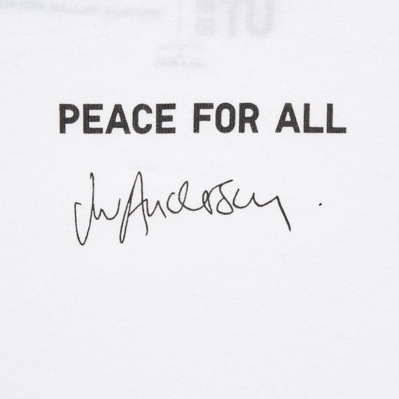 Camiseta Uniqlo Peace For All Ut Jw Anderson Short-sleeve Graphic Hombre Blancas | 4462973