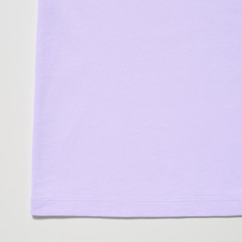 Camiseta Uniqlo Peanuts Hawaii UT Short-Sleeve Mujer Moradas | 1624509