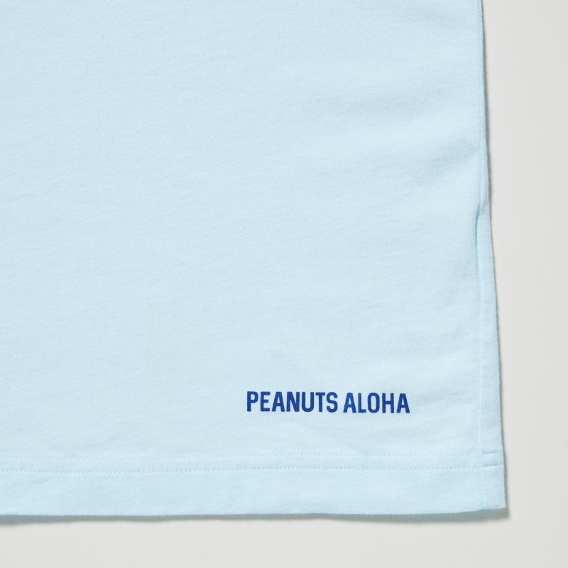 Camiseta Uniqlo Peanuts Hawaii Ut Short Sleeve Graphic Hombre Verde | 163972