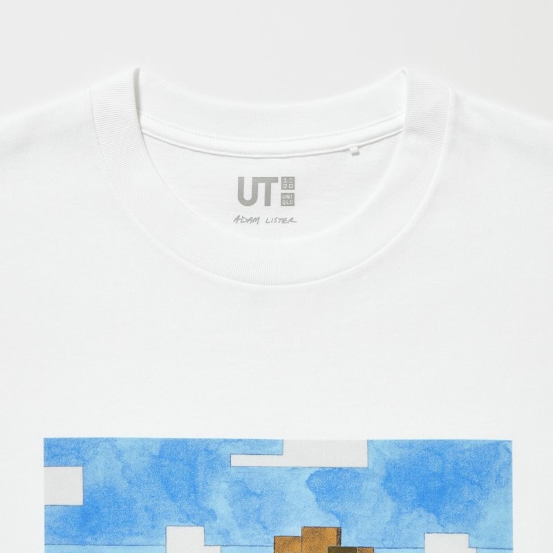 Camiseta Uniqlo Pixar Art Ut Short-sleeve Graphic Adam Lister Hombre Blancas | 1072946