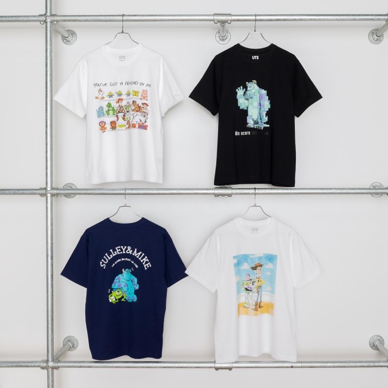 Camiseta Uniqlo Pixar Art Ut Short-sleeve Graphic Adam Lister Hombre Blancas | 1072946