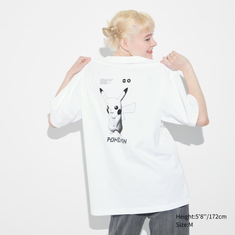 Camiseta Uniqlo Pokémon Masters Ex Ut Oversized Short-sleeve Graphic Hombre Blancas | 1740005
