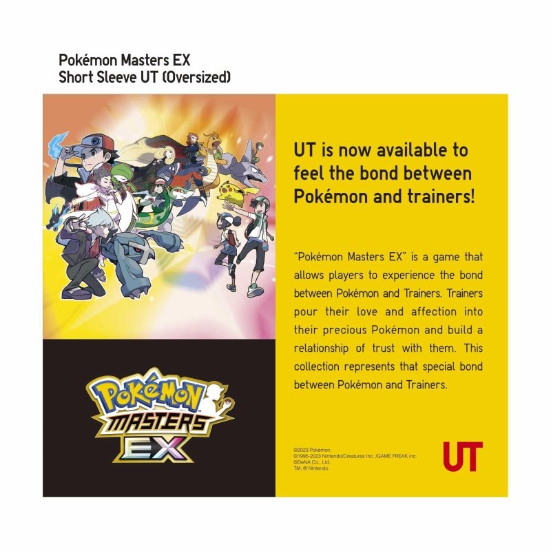 Camiseta Uniqlo Pokémon Masters Ex Ut Oversized Short-sleeve Graphic Hombre Blancas | 4404537