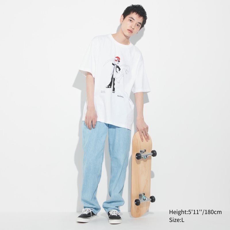 Camiseta Uniqlo Pokémon Masters Ex Ut Oversized Short-sleeve Graphic Hombre Blancas | 4404537