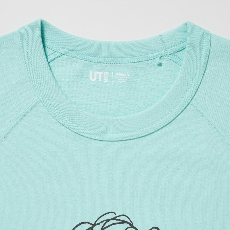 Camiseta Uniqlo Retro Peanuts Ut Oversized Short-sleeve Graphic Hombre Azules | 354963