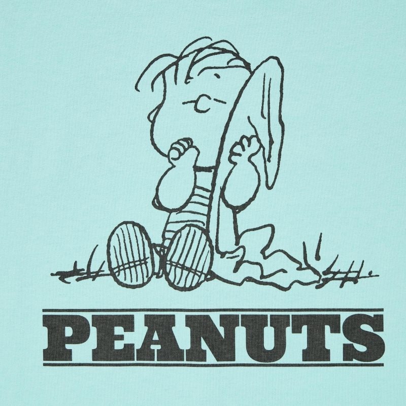 Camiseta Uniqlo Retro Peanuts Ut Oversized Short-sleeve Graphic Hombre Azules | 354963
