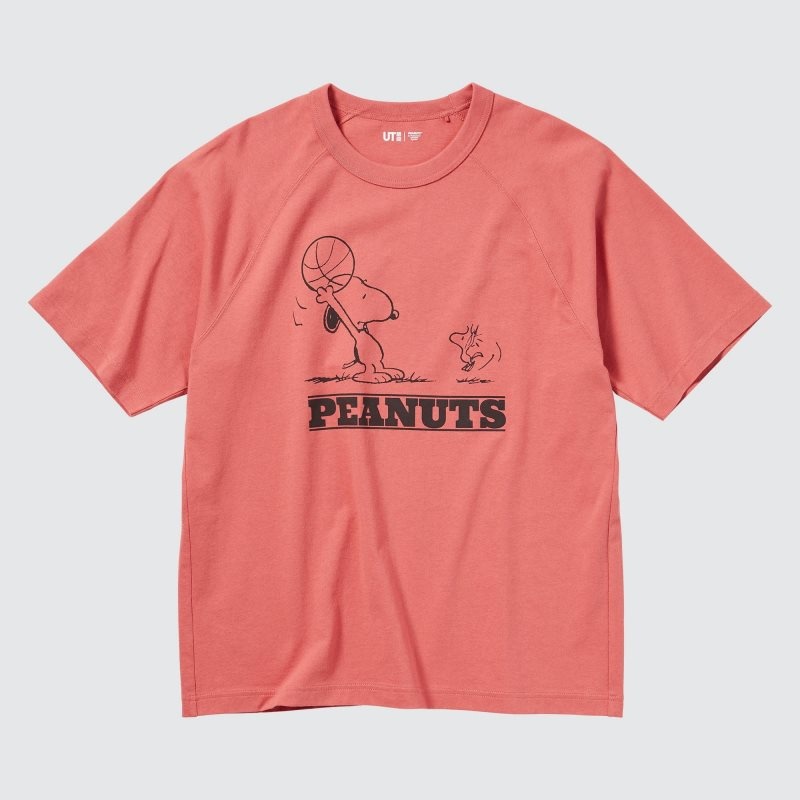 Camiseta Uniqlo Retro Peanuts Ut Oversized Short-sleeve Graphic Hombre Naranjas | 5628144