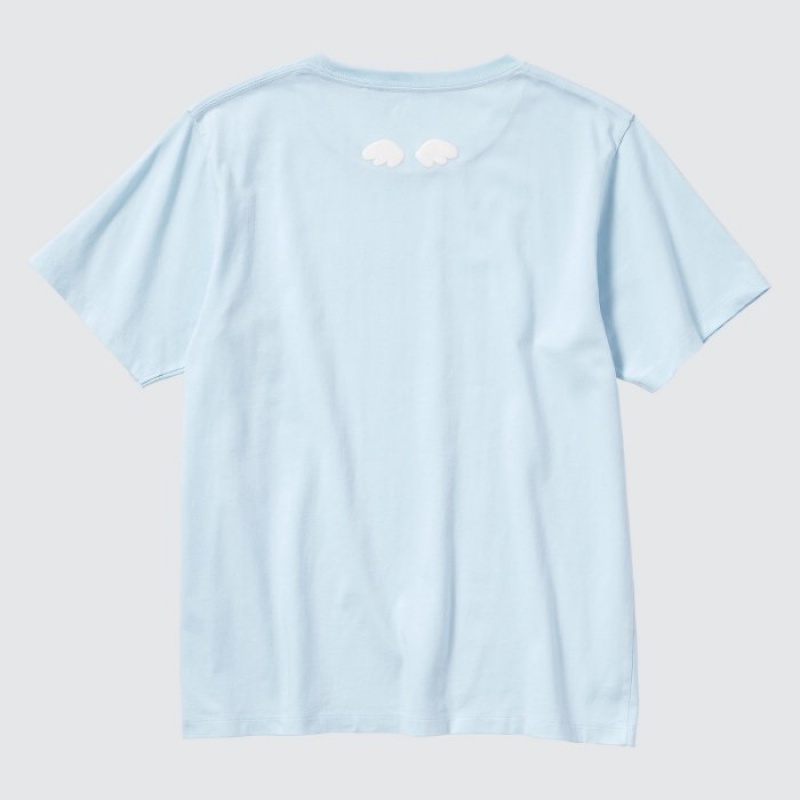 Camiseta Uniqlo Sanrio characters UT Short-Sleeve Mujer Azules | 4783586