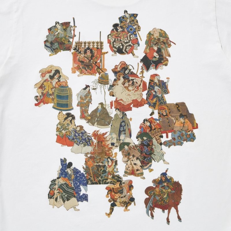 Camiseta Uniqlo Shochiku Kabuki Ut Short-sleeve Graphic Hombre Blancas | 7704868