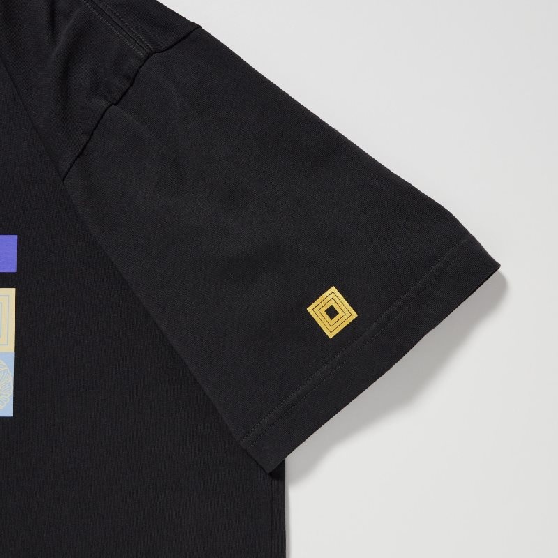 Camiseta Uniqlo Shochiku Kabuki Ut Short-sleeve Graphic Hombre Negras | 5415895