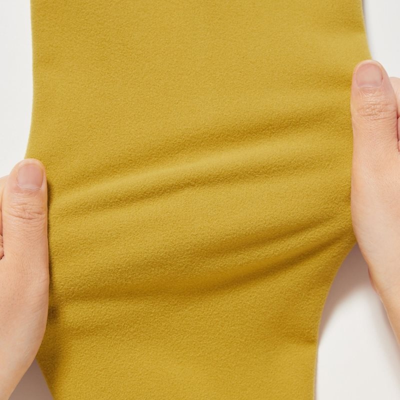 Camiseta Uniqlo Smooth Fleece Half-zip Hombre Amarillo | 1243369