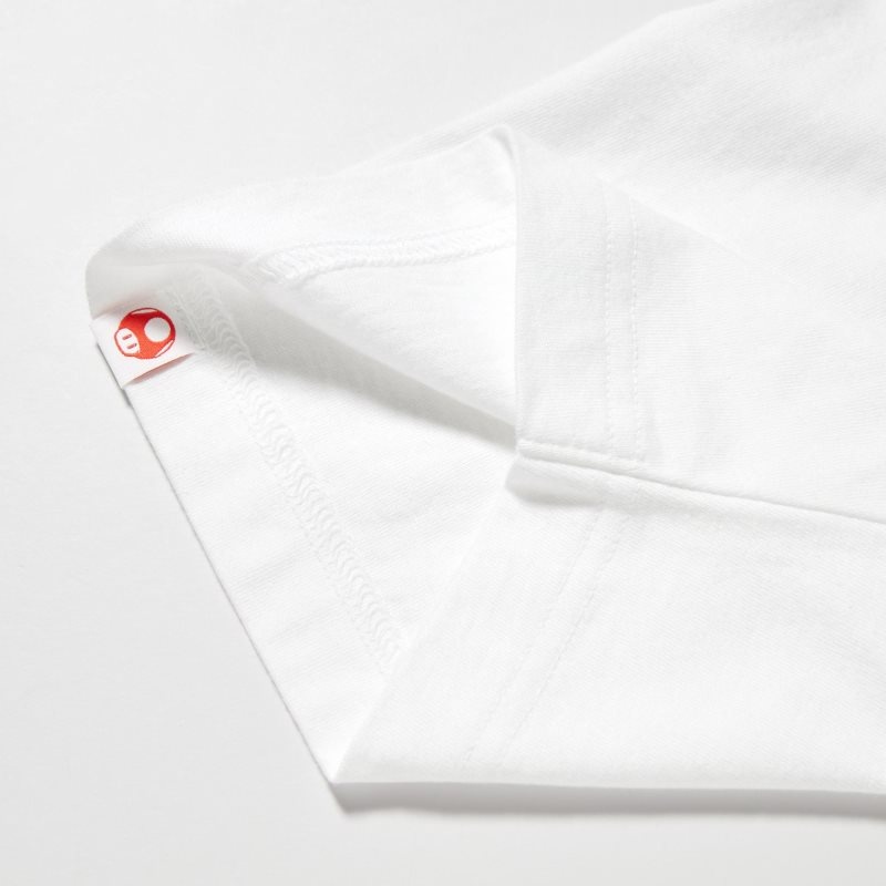 Camiseta Uniqlo The Super Mario Bros. Movie Ut Short Sleeve Graphic Hombre Blancas | 9923410