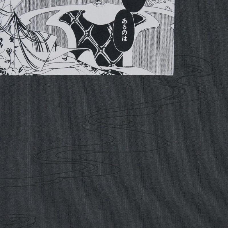 Camiseta Uniqlo The World of CLAMP UT Short Sleeve Mujer Gris | 2502818