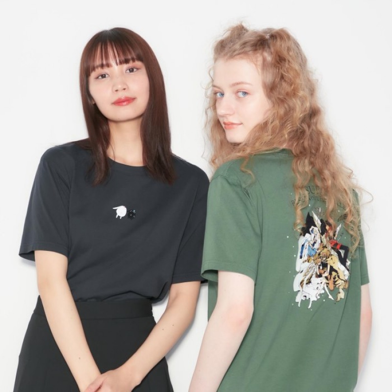 Camiseta Uniqlo The World of CLAMP UT Short Sleeve Mujer Gris | 2502818