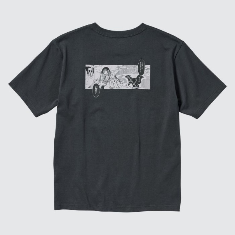 Camiseta Uniqlo The World of CLAMP UT Short Sleeve Mujer Gris | 2502818