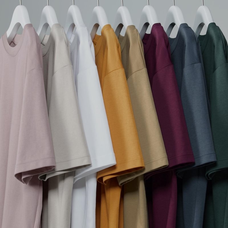 Camiseta Uniqlo U AIRism Cotton Oversized Crew Neck Half-Sleeve Hombre Beige | 9095834