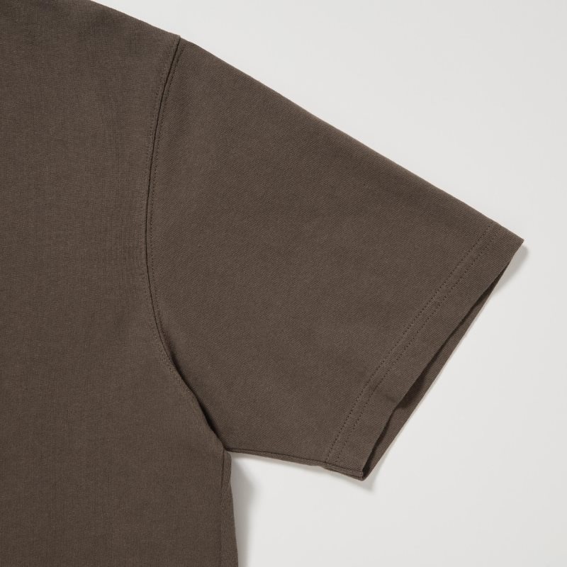Camiseta Uniqlo U Crew Neck Short-sleeve Hombre Verde | 326384