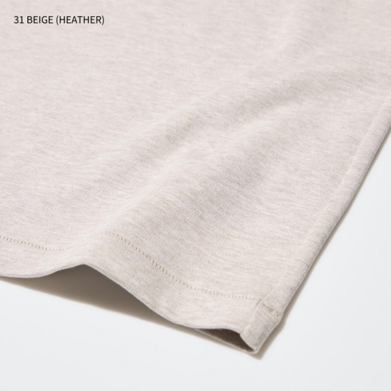Camiseta Uniqlo U Crew Neck Short-sleeve Mujer Blancas | 615469