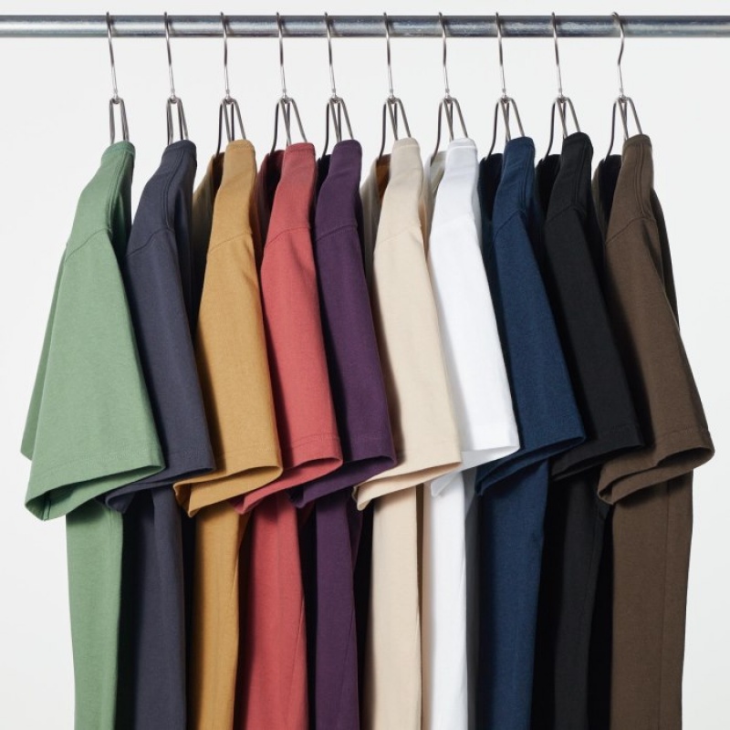 Camiseta Uniqlo U Crew Neck Short-sleeve Mujer Blancas | 5143617