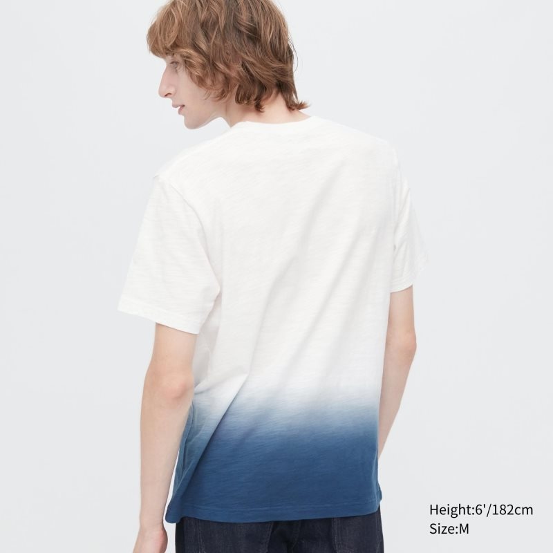 Camiseta Uniqlo Ukiyo-e Ut Short-sleeve Graphic Hombre Blancas | 1953847
