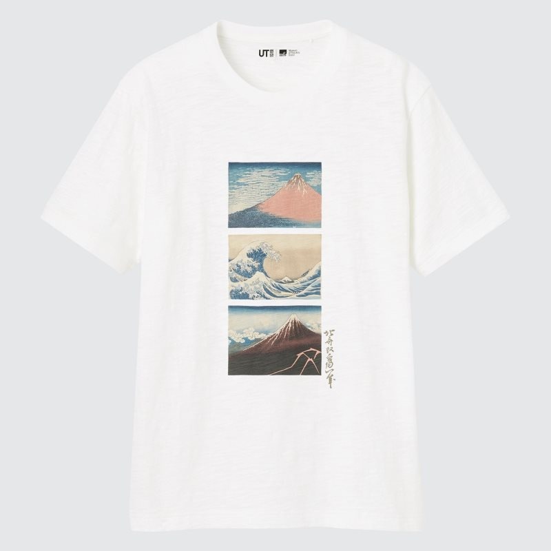 Camiseta Uniqlo Ukiyo-e Ut Short-sleeve Graphic Hombre Blancas | 7593606
