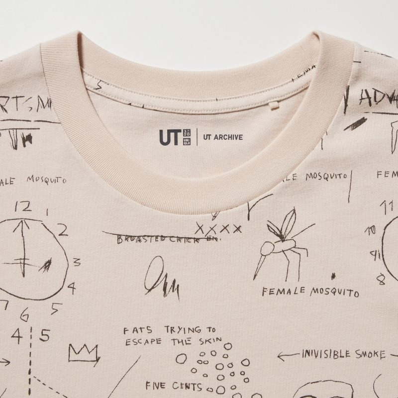 Camiseta Uniqlo Ut Archive Ut Short Sleeve Graphic Jean-michel Basquiat Hombre Beige | 3635410