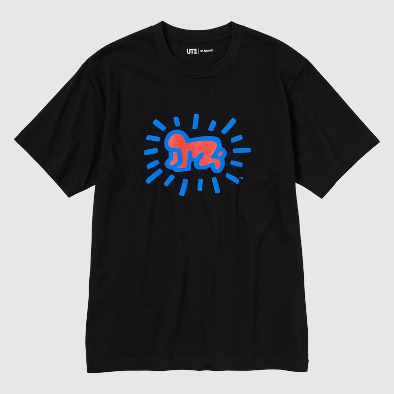 Camiseta Uniqlo Ut Archive Ut Short Sleeve Graphic Keith Haring Hombre Negras | 7273603