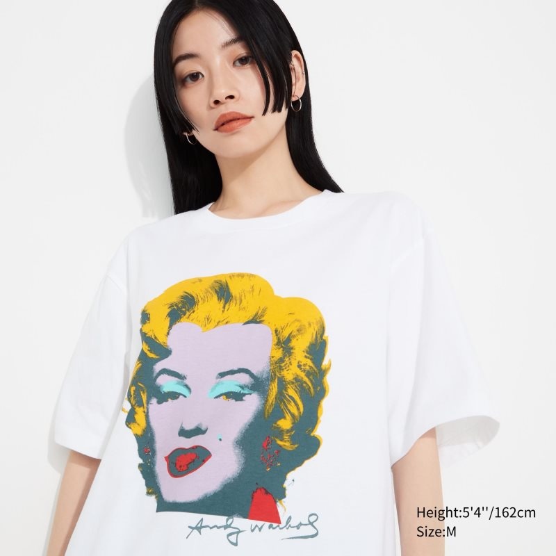 Camiseta Uniqlo Ut Archive Ut Short Sleeve Graphic Andy Warhol Hombre Blancas | 230786