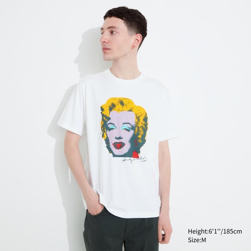 Camiseta Uniqlo Ut Archive Ut Short Sleeve Graphic Andy Warhol Hombre Blancas | 230786