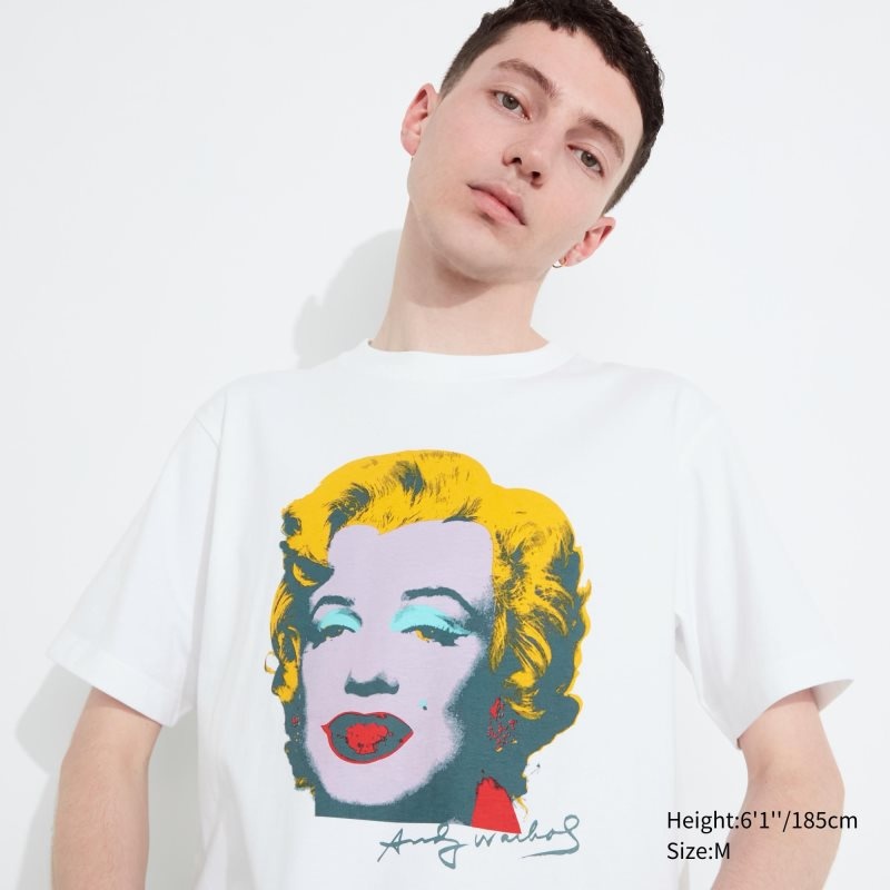 Camiseta Uniqlo Ut Archive Ut Short Sleeve Graphic Andy Warhol Hombre Blancas | 230786