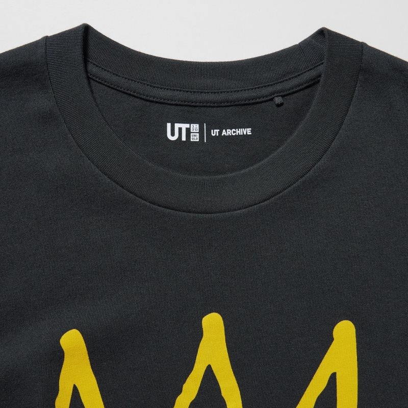 Camiseta Uniqlo Ut Archive Ut Short Sleeve Graphic Jean-michel Basquiat Hombre Gris | 7981122