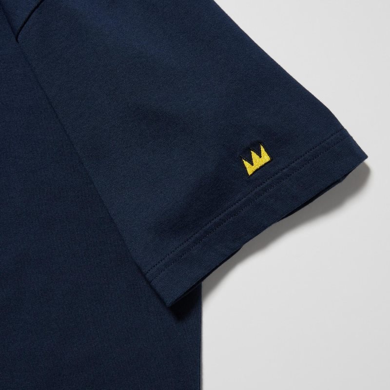 Camiseta Uniqlo Ut Archive Ut Short Sleeve Graphic Jean-michel Basquiat Hombre Azul Marino | 5557541