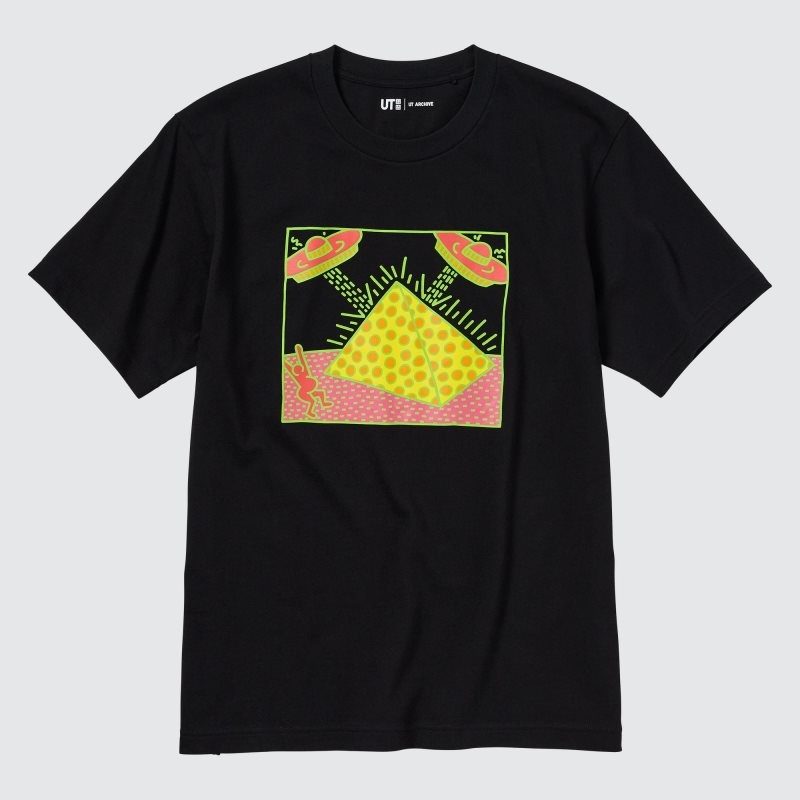 Camiseta Uniqlo Ut Archive Ut Short Sleeve Graphic Keith Haring Hombre Negras | 4167291