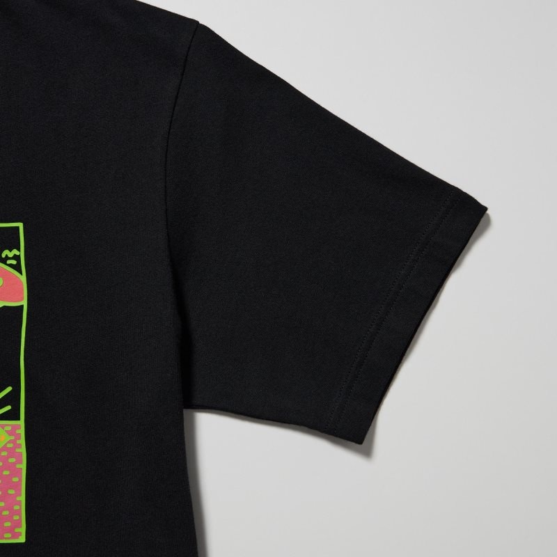 Camiseta Uniqlo Ut Archive Ut Short Sleeve Graphic Keith Haring Hombre Negras | 4167291