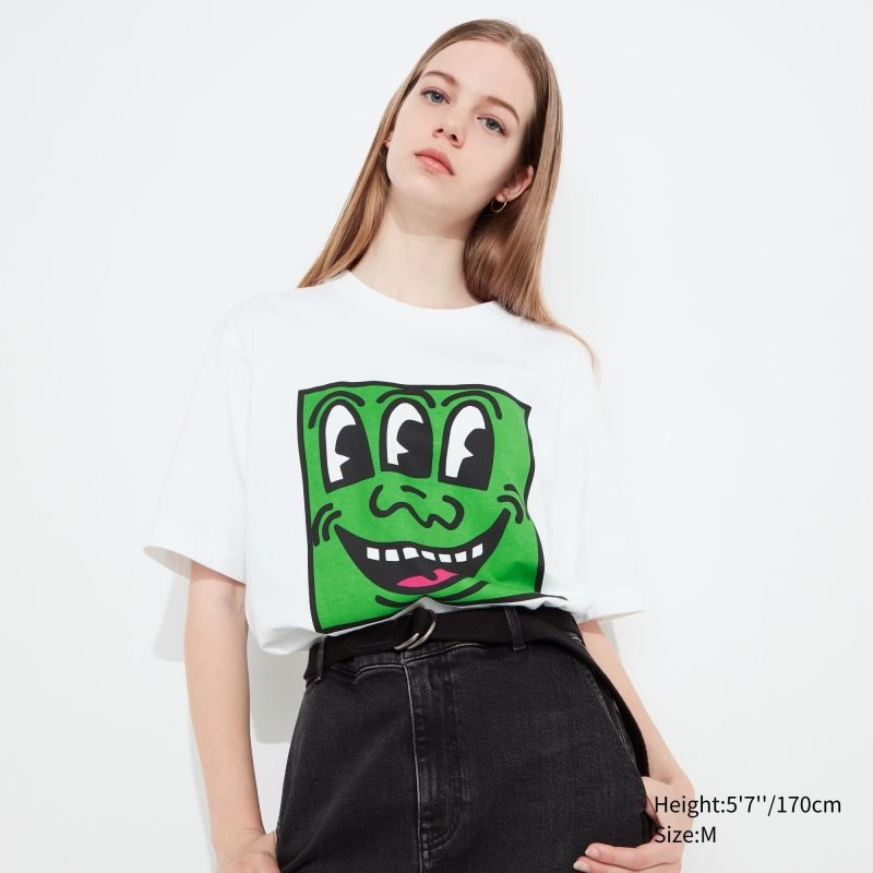 Camiseta Uniqlo Ut Archive Ut Short Sleeve Graphic Keith Haring Hombre Blancas | 6497097