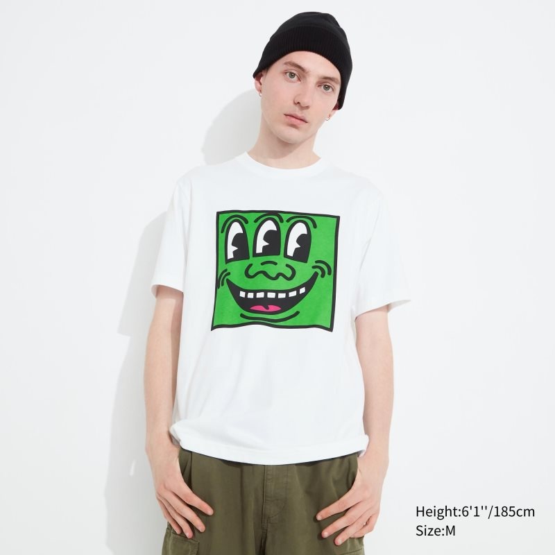 Camiseta Uniqlo Ut Archive Ut Short Sleeve Graphic Keith Haring Hombre Blancas | 6497097