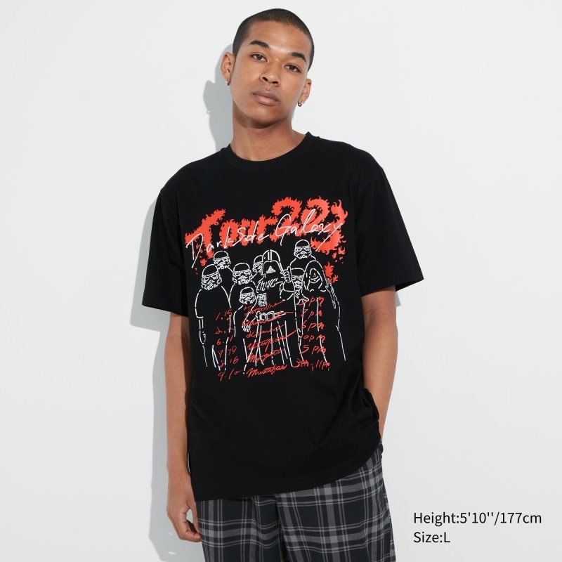 Camiseta Uniqlo Utgp2023: Magic For All Ut Short-sleeve Graphic Takashi Miyahira Hombre Negras | 2911418