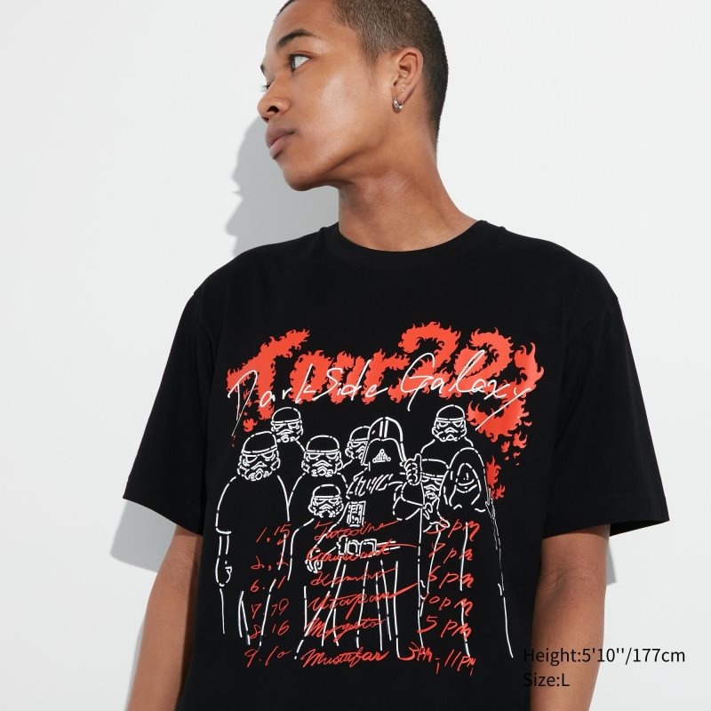 Camiseta Uniqlo Utgp2023: Magic For All Ut Short-sleeve Graphic Takashi Miyahira Hombre Negras | 2911418