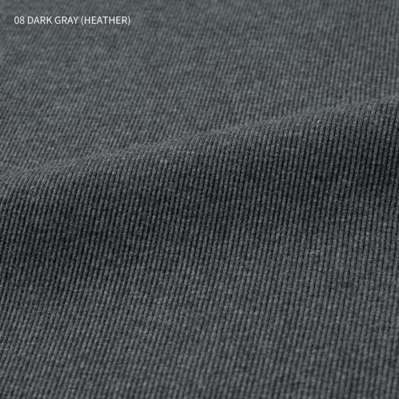 Camiseta sin Manga Uniqlo Dry Color Ribbed Mujer Blancas | 9459173