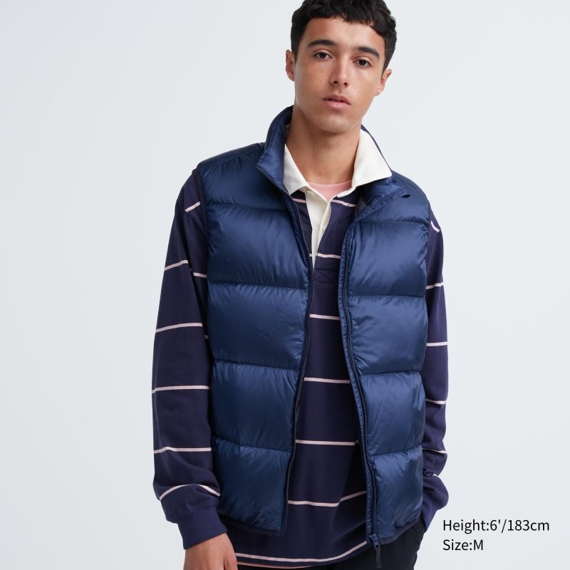 Chaleco Uniqlo Ultra Light Down Hombre Azul Marino | 4480959