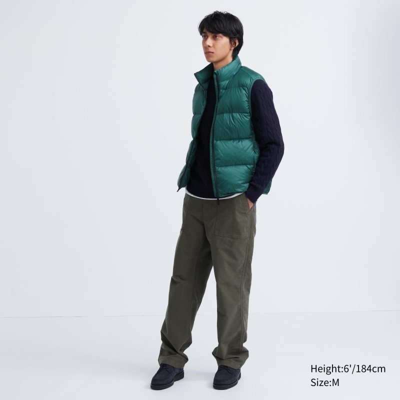 Chaleco Uniqlo Ultra Light Down Hombre Verde | 9783834