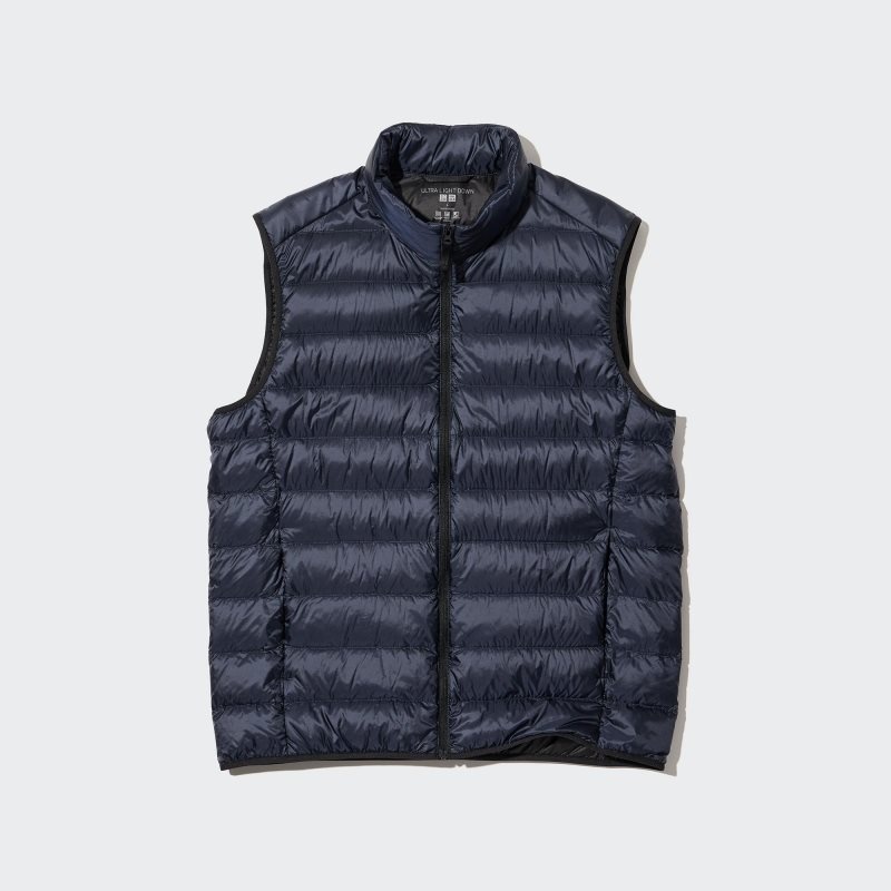 Chaleco Uniqlo Ultra Light Down Narrow Quilt Hombre Marrones | 1181827