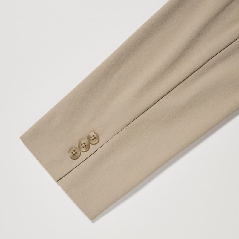 Chaquetas Uniqlo Airsense Cotton Like Ultra Light Hombre Beige | 9573853