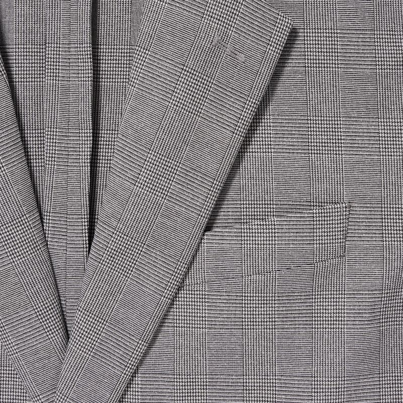 Chaquetas Uniqlo Airsense Wool Like Glen Check Ultra Light Hombre Gris | 3738501