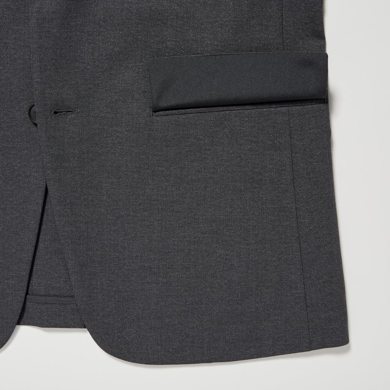 Chaquetas Uniqlo Airsense Wool Like Ultra Light Hombre Negras | 866625