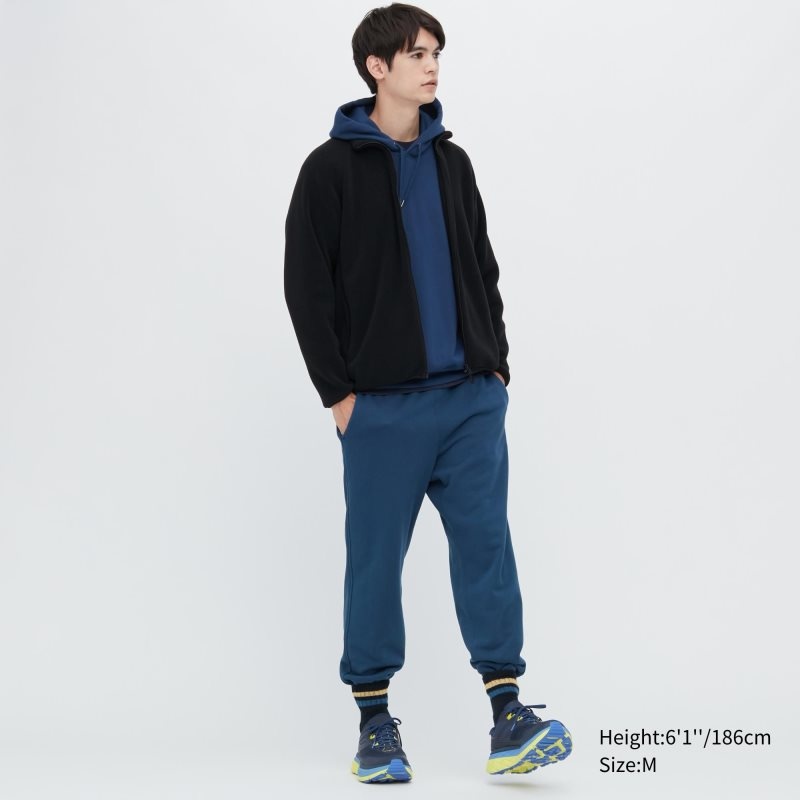 Chaquetas Uniqlo Fleece Long-sleeve Full-zip Hombre Blancas | 1226341